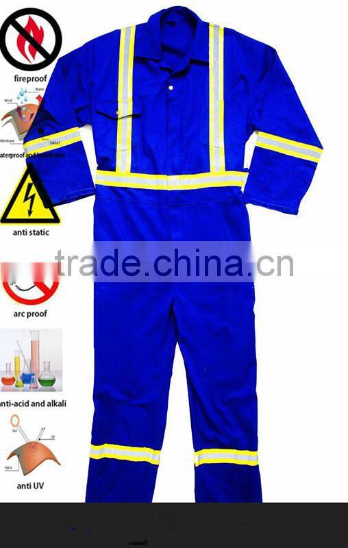 Fire Retardant 100 Cotton Coverall for woker