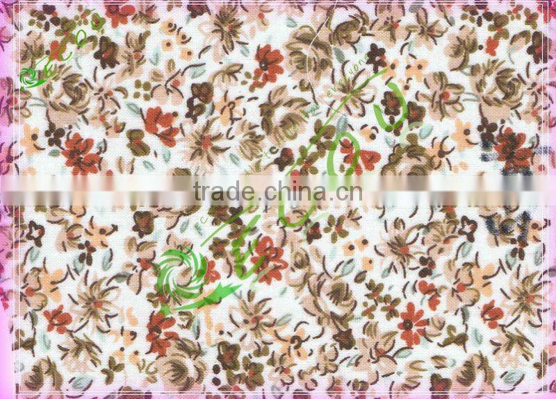 100%cotton popeline printing fabrics textile in stock