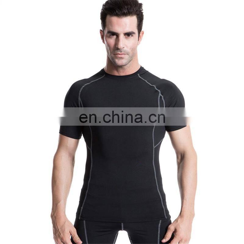 Black and white comfortable sports compression wear for fitness