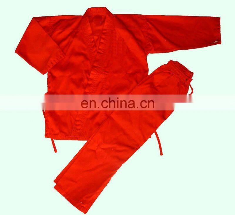 Colored Karate Uniform- Red/ Karate Gi