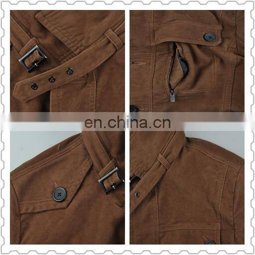 2015 fashion spring cotton classic style man business suit coat long