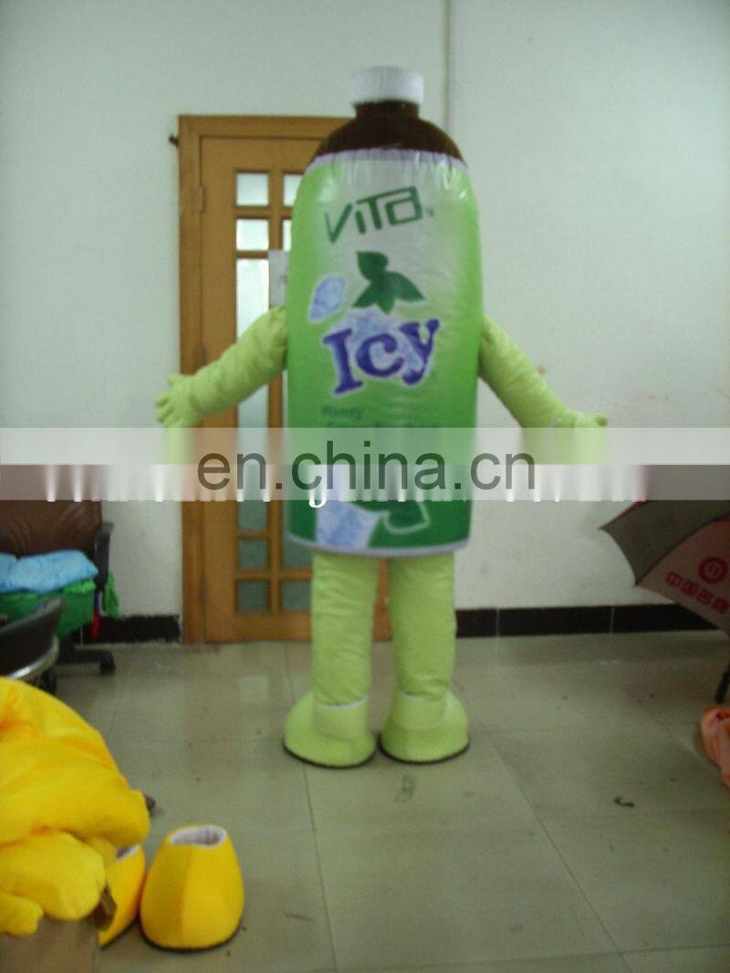 advertising drinking bottle costume bottle mascot costume