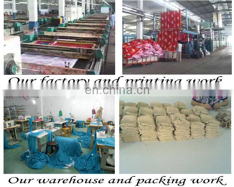 Ladies printed silk-like polyester scarf