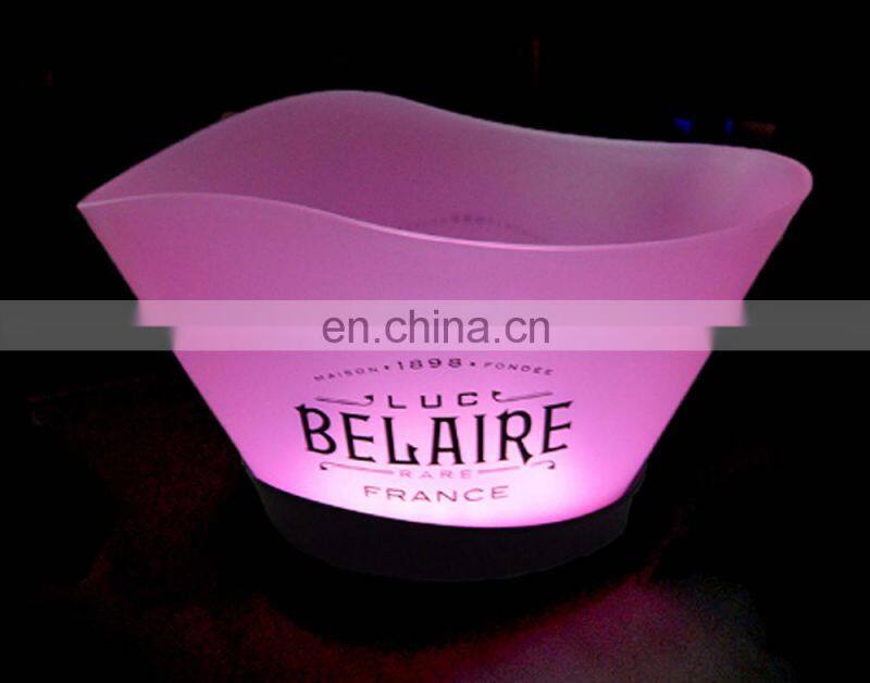 pp wine cooler led ice bucket with scoop photos