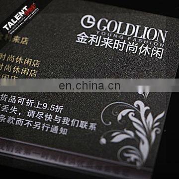 wholesale custom stamped gold plastic invitation pvc card