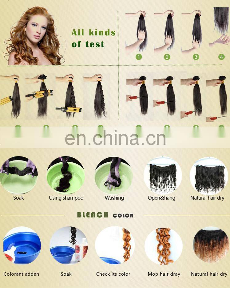 No chemical processed chocolate hair extension storage
