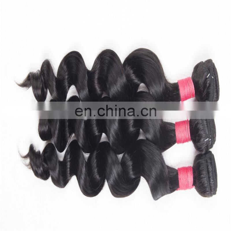 9A Popular Loose Wave Indian Bundles More Soft Hair Full Ends Weaves