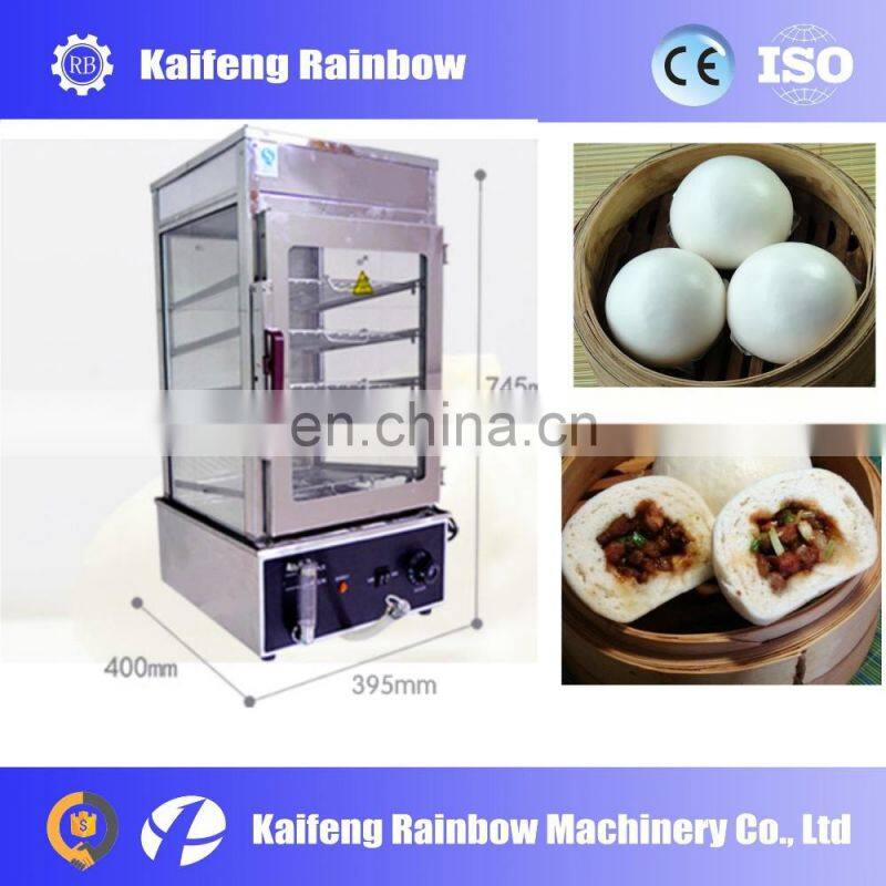 Hot Sale Vertical Stainless Steel Bun Steamer Cabinet with 5 layers