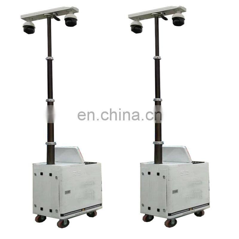 Portable Pneumatic mast Vehicle tower