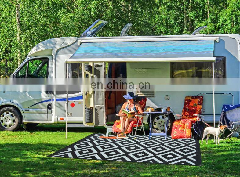 2020 trending amazon Oeko tex standard plastic outdoor flooring the black rug