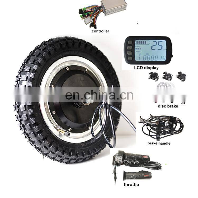 12 inch conversion kit 36V 400W electric bicycle wheel hub motor with accessories