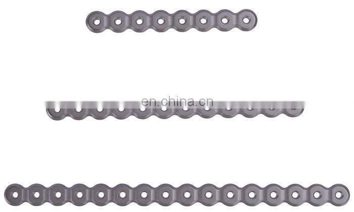 CE & ISO Marked Bone Surgery Instruments Titanium 2.4mm Straight Maxillofacial Locking Plates Orthopedic Surgical Implants