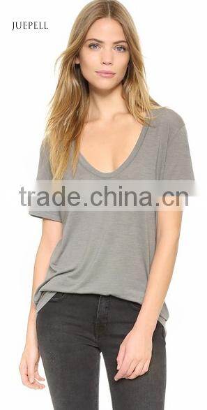 Blue grid cotton women shirt