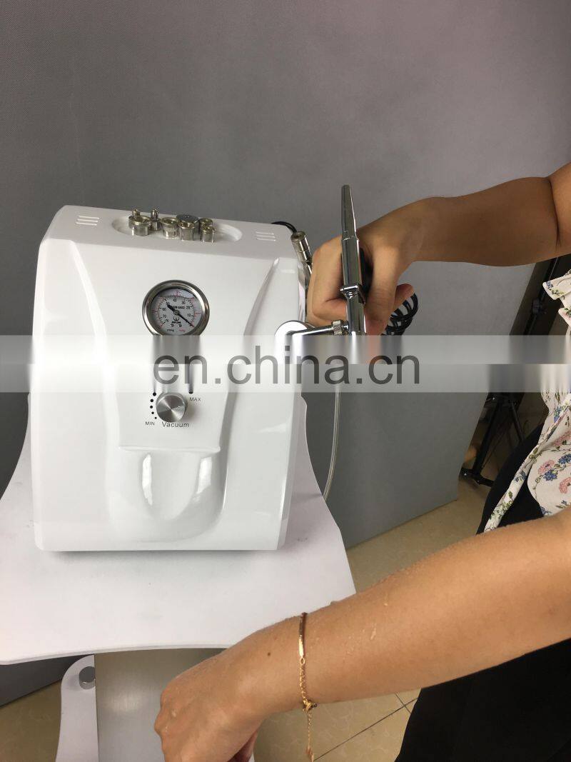 Multifunction oxygen spray gun machine with diamond Dermabrasion for beauty salon use