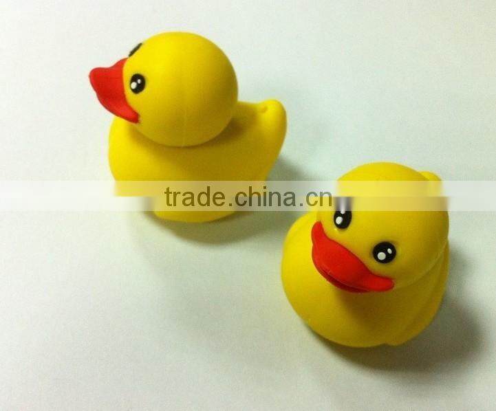 Soft PVC USB covers Duck shape cartoon style wholesale 2GB 4GB 8GB16GB Custom Solution LOGO PVC/SILICONE USB flash drive