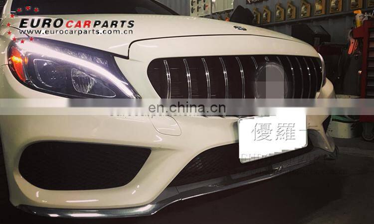 W205 gt grille for C-class W205 2014-2016year ABS W205 grille