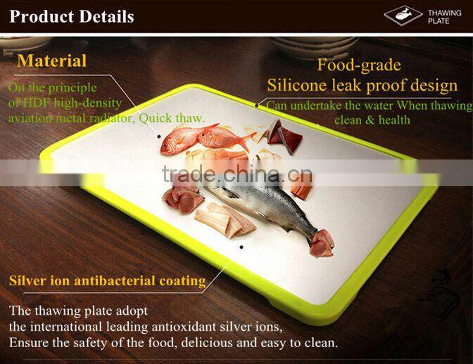 meat defrosting plate