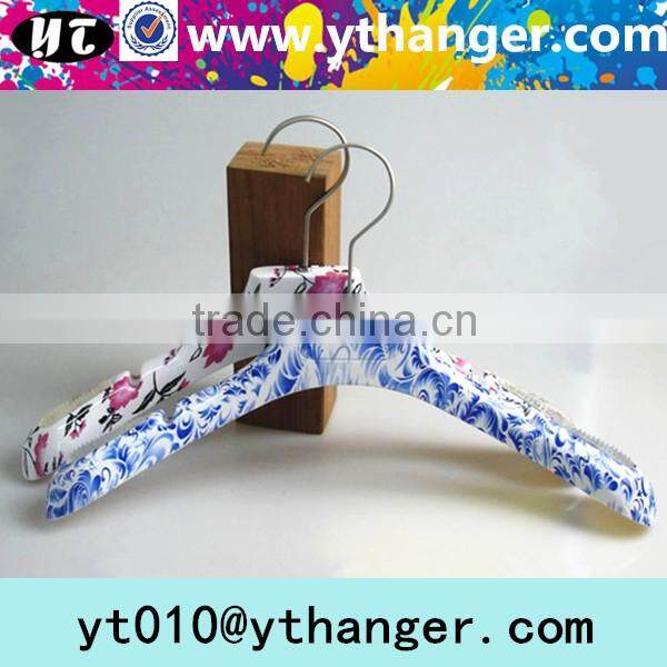 YY0484 high quality sollid plastic hanger clothes hanger pants hanger