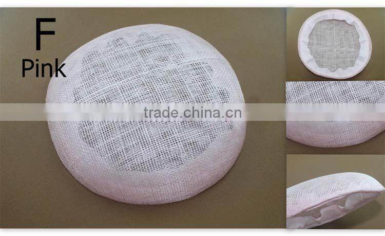 Wholesale 20cm Black Base Millinery Sinamay Hat Fascinator Base