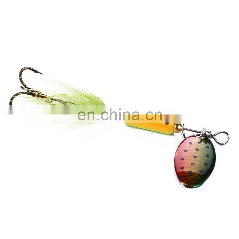 65mm 3.5g Spinner Fishing High Quality Wholesale Exported Fishing Bait Metal Artificial Fishing Lure