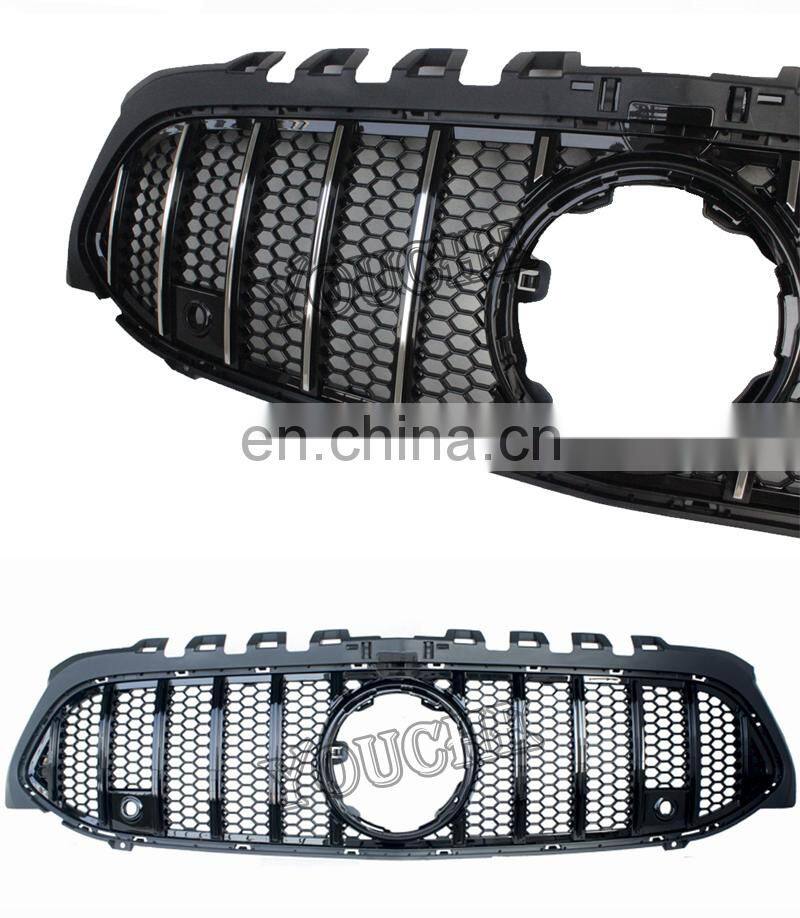 ABS front grille mesh hood for Mercedes Benz A class W177 2018+