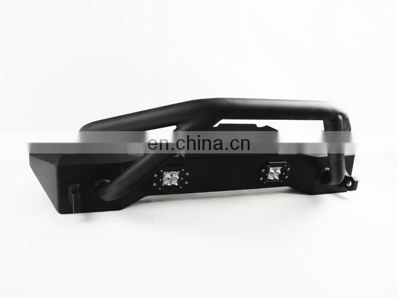 Maiker Off-Road Front Bumper for Jeep Wrangler JK 07+ Car Accessories Bumper with LED Light