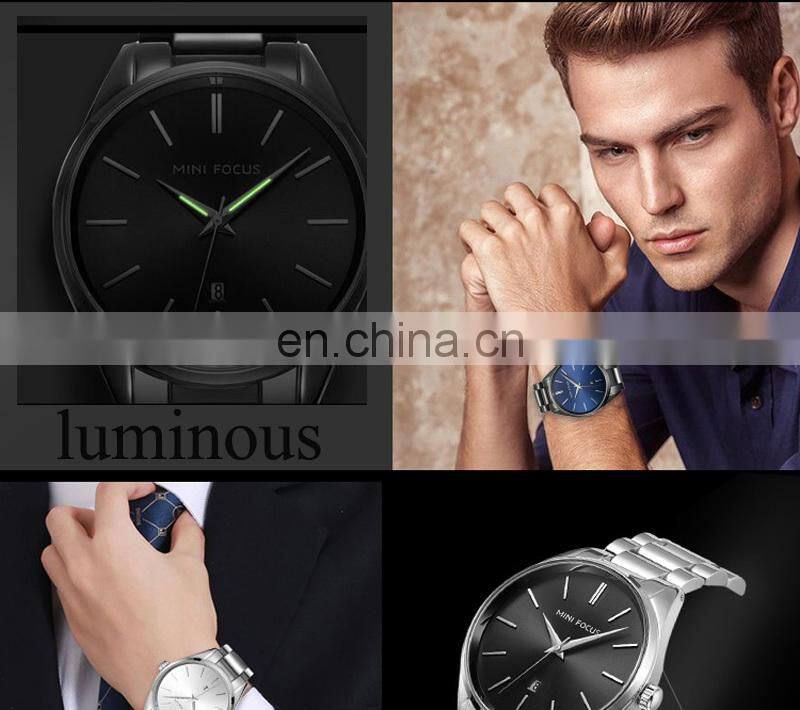 MF0050G Newest Stainless Steel Japan Movement Water Resistant MINI FOCUS Men Watches