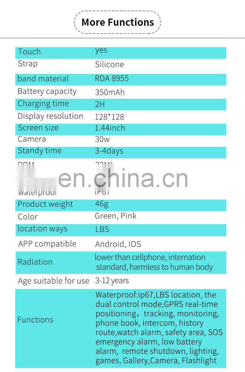 YQT Q18 NEW DESIGN kids smart watch baby sos Mobile phones with camera smartwatch Wearable Devices