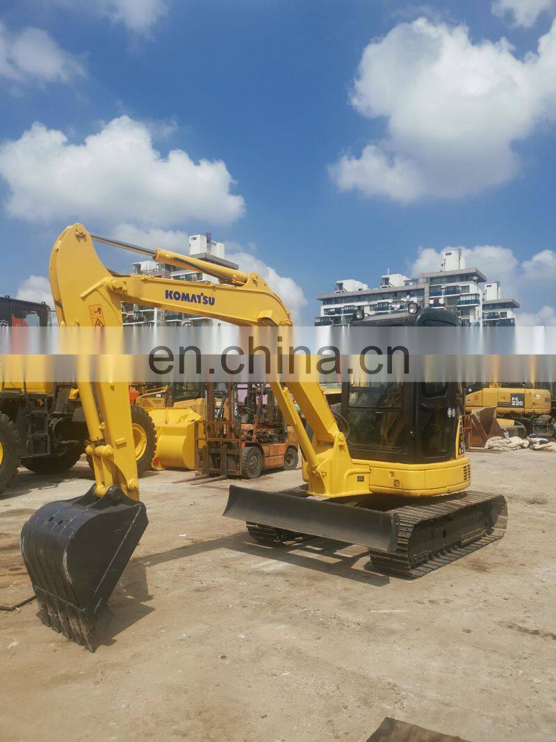 Komatsu Cheap used PC55 mini crawler excavator on sale in Shanghai