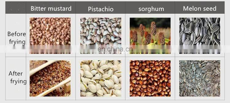 Low price electric Hazelnut nuts chestnut roasting breaking machine