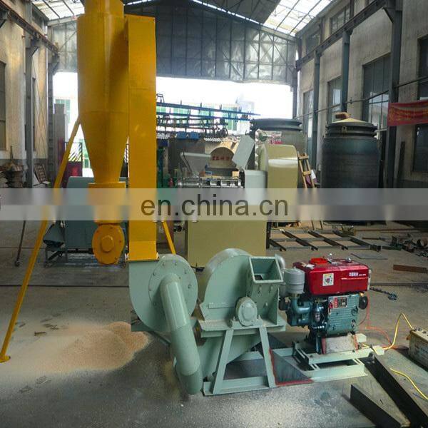 low energy consumption wood biomass agricultural waste shredder machine