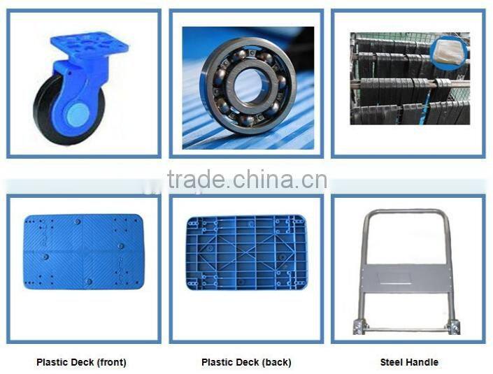 LG01 150KG Foldable Quality Steel Material Platform Hand Truck