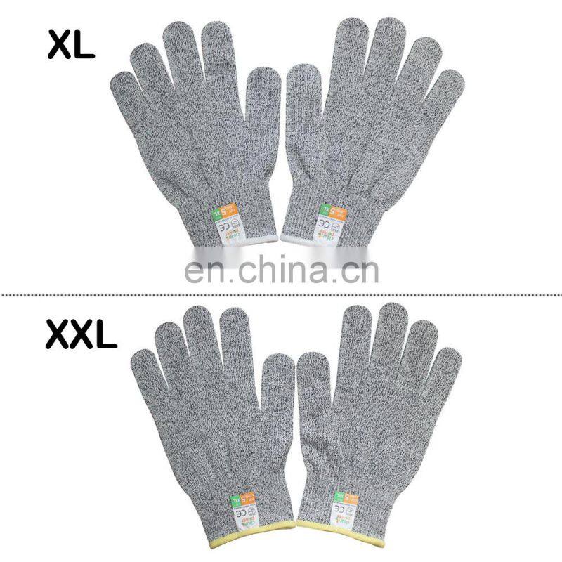 JOHNCOO 5 HDPE Work Gloves EN388 Certified Hand Protection Cut Resistant Safety Gloves