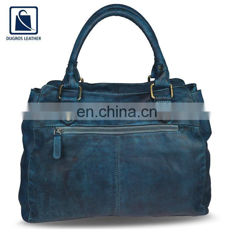 High Quality Trendy Genuine Leather Lady Hand Bag