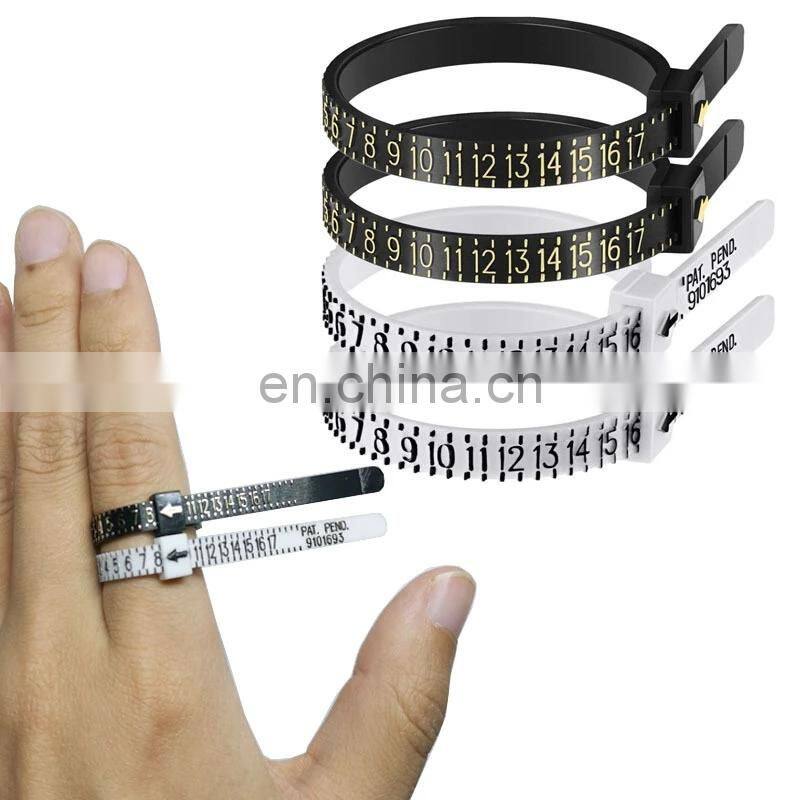 Ring Sizer UK/US Official Ring Size Measuring Instrument Men Women Finger Sizers Professional DIY Jewelry Accessories Tools