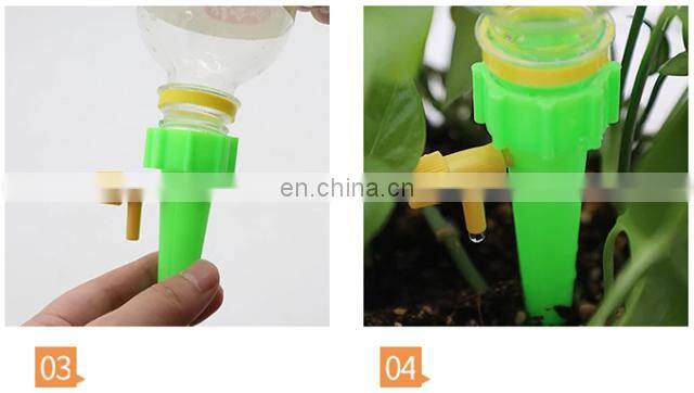 Indoor Automatic Drip Irrigation System From Bucket For Potted Plants