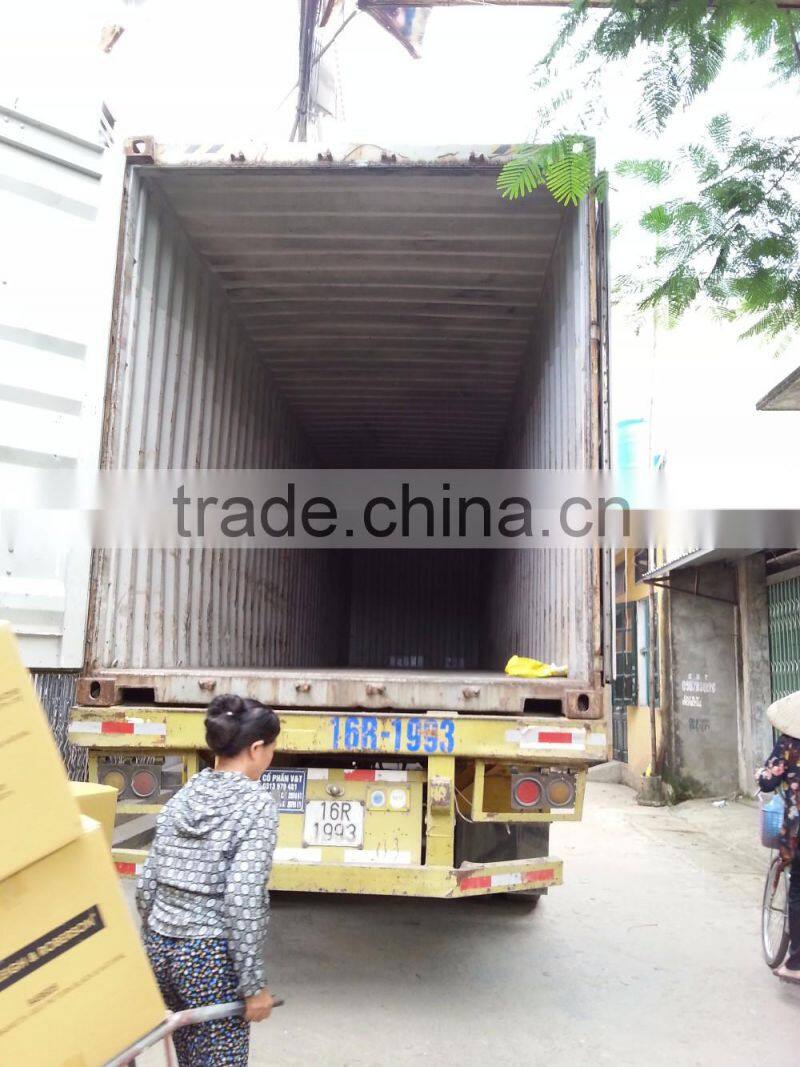 High quality best selling eco-friendly Natural & Pink seagrass storage basket with red pompoms from Vietnam