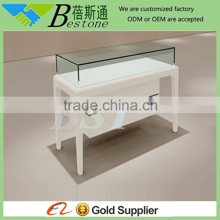 modern glass vitrine cabinet for jewelry display