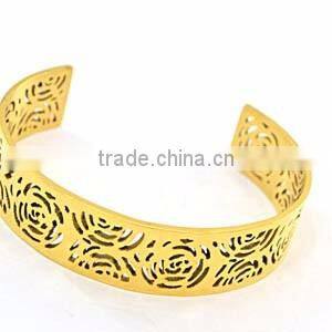 fashion jewelry cuff bangle girl stainless steel cuff bracelet
