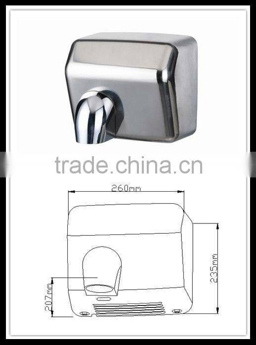 Square high quality cheaper hand dryer