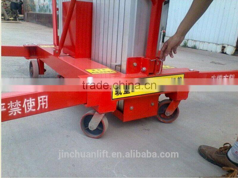 14m hydraulic aluminum alloy elevating platform/ electric aluminum lift platform