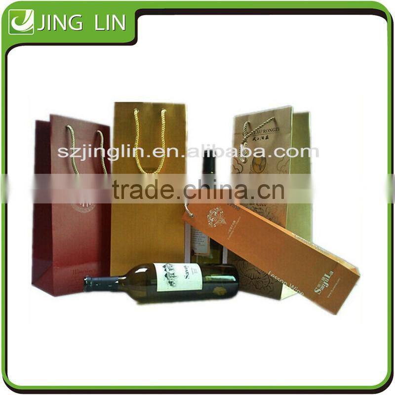 Competitive paper bags packaging for wine factory