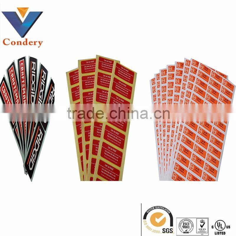 Waterproof Lable Sticker Accept OEM and ODM sticker paper