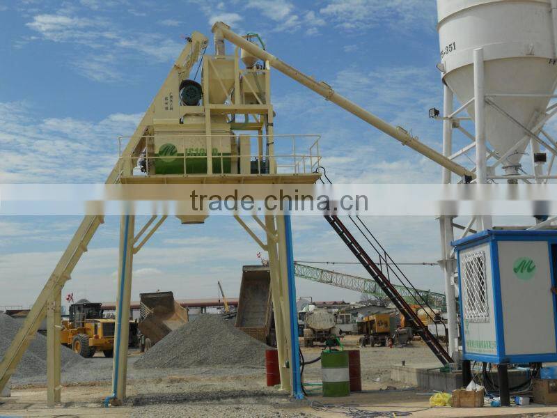 Automatic Compulsory Double Shaft Concrete Mixer China for sale
