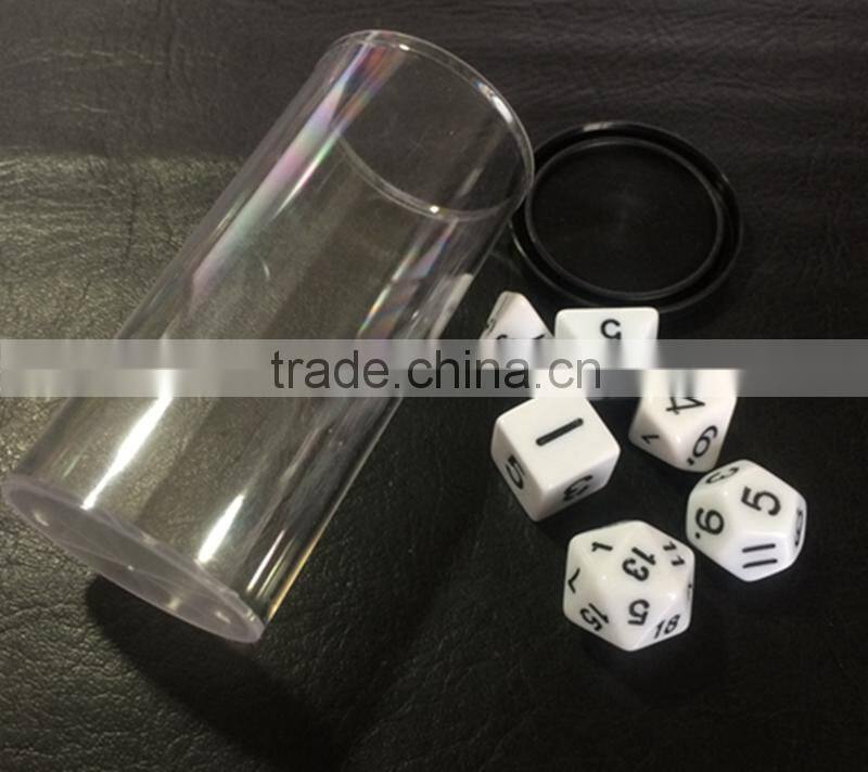 high quality colored polyhedral dice set