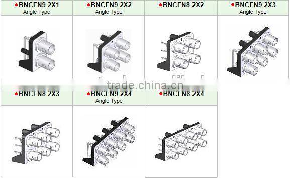 BNC Straight Connector Waterproof BNC Electrical Compression Connector