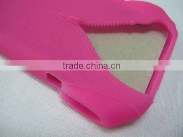 zipper t-shirt silicone case for iphone4/4s
