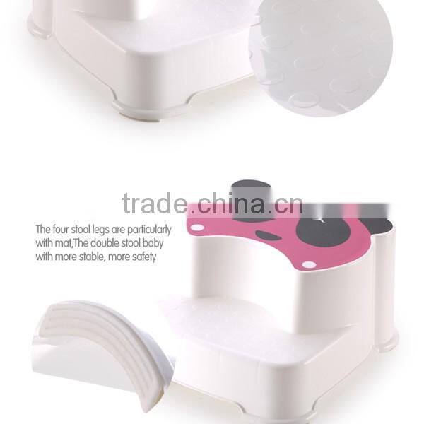 infant anti-skid toilet step stool with 2 layers