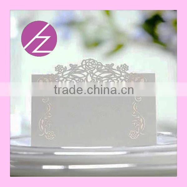 Elegant laser cut wedding table place cards ZK-8