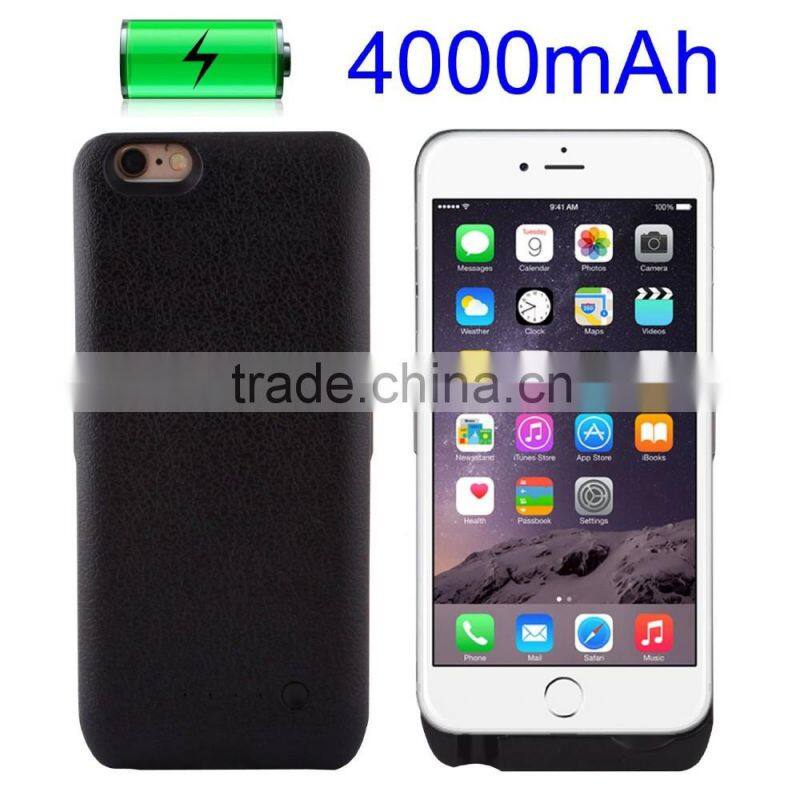 universal back battery case for IPhone6 4000mAh power case